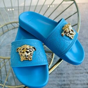 Versace pool slides size 36.5